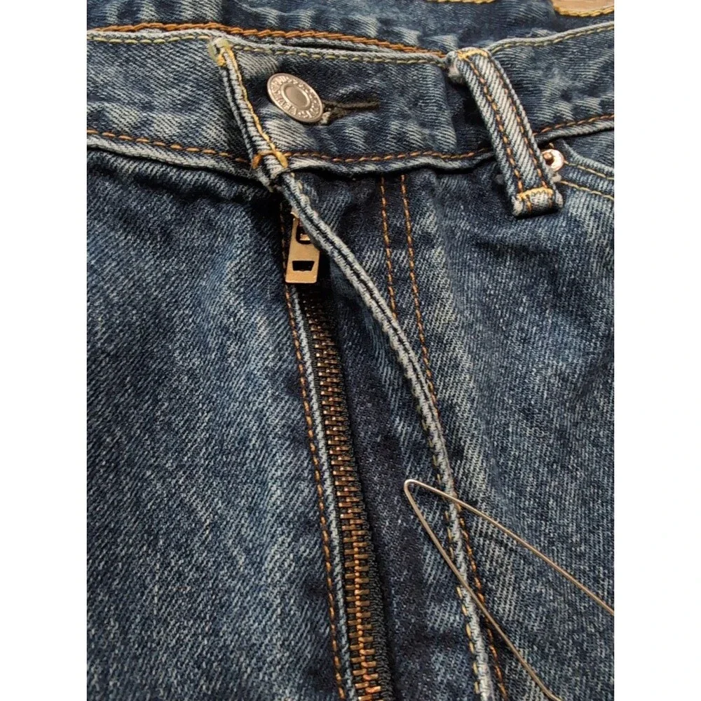 LEVI'S 505 MENS JEANS SZ 38x29(36x29Actual)Blue Straight Regular MEDIUM Wash EUC